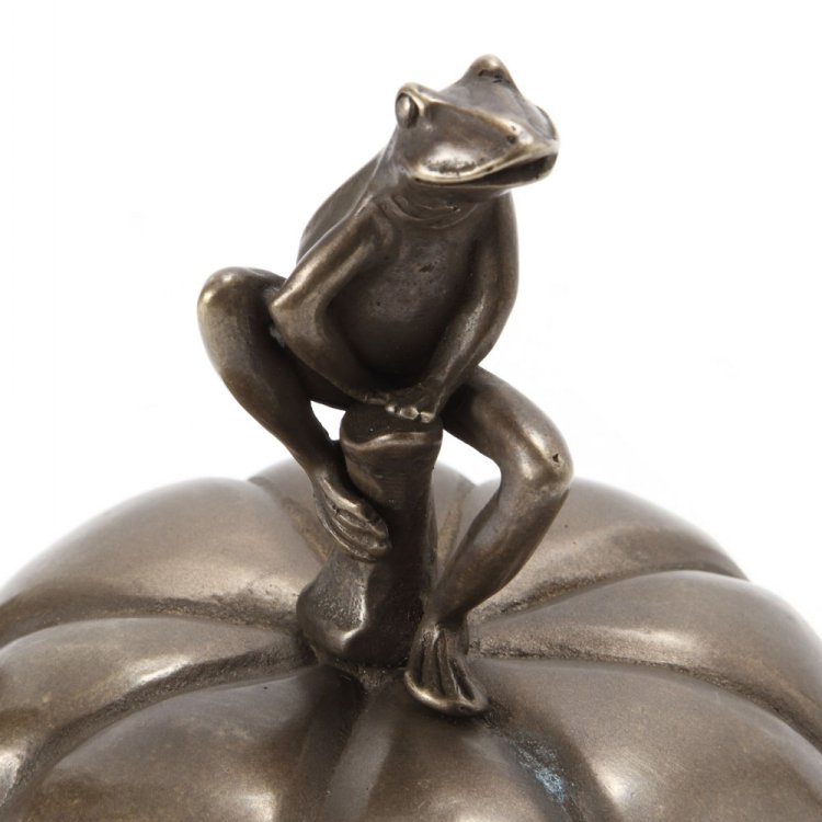 青蛙动物景观铜雕