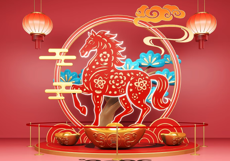 2026贺岁花灯雕塑 不锈钢雕塑厂家